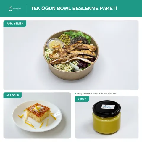 TEK ÖĞÜN BOWL BESLENME PAKETİ